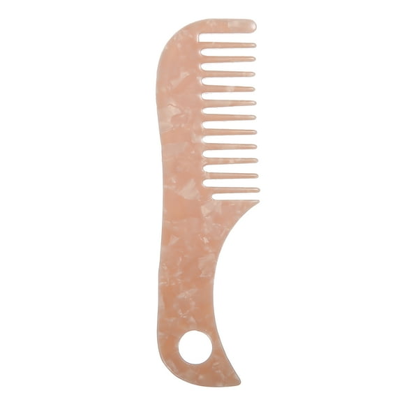 Unique Bargains Wide Tooth Comb Acetate Wide Comb for Curly Hair Thick Hair Wet Hair Pink