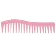 thumbnail image 1 of Unique Bargains Wide Tooth Hair Comb All Purpose Detangling Plastic Pink, 1 of 6