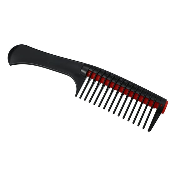 Unique Bargains Wide Tooth Hair Comb Roller Comb Detachable Hair Dye Tool Styling Comb Black