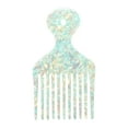 thumbnail image 1 of Unique Bargains Wide Tooth Hair Pick Comb Hair Styling Tool for Men Women Green 4.8", 1 of 7