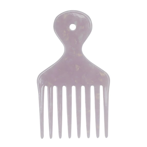 Unique Bargains Wide Tooth Hair Pick Comb Hair Styling Tool for Men Women Light Purple