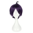 thumbnail image 1 of Unique Bargains Wigs for Women 12" Deep Purple Wigs with Wig Cap, 1 of 6