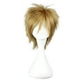 thumbnail image 1 of Unique Bargains Wigs for Women 14" Bright Gold Tone Wigs with Wig Cap, 1 of 6
