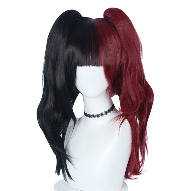 Black wig in ponytail top