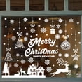 thumbnail image 1 of Unique Bargains Window Clings Party Supplies for Holiday White Christmas Pattern, 1 of 7