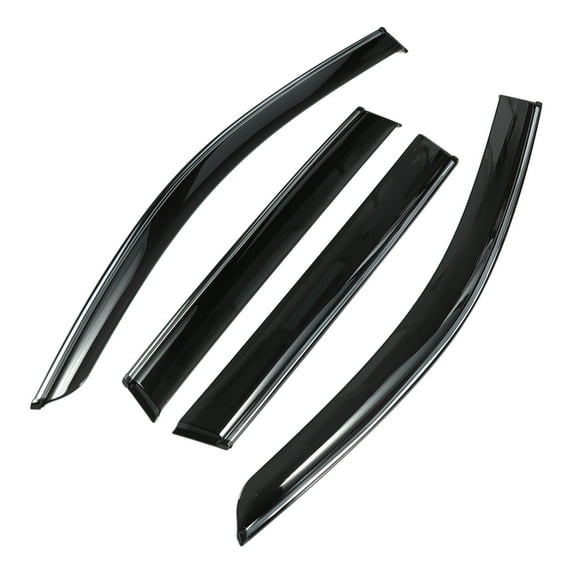 Unique Bargains Window Deflectors Car Side Window Vent Visors for Toyota Corolla Cross 2022-2024 Black Rain Guards Sun Visors Wind Vent Visors Window Vent Shades