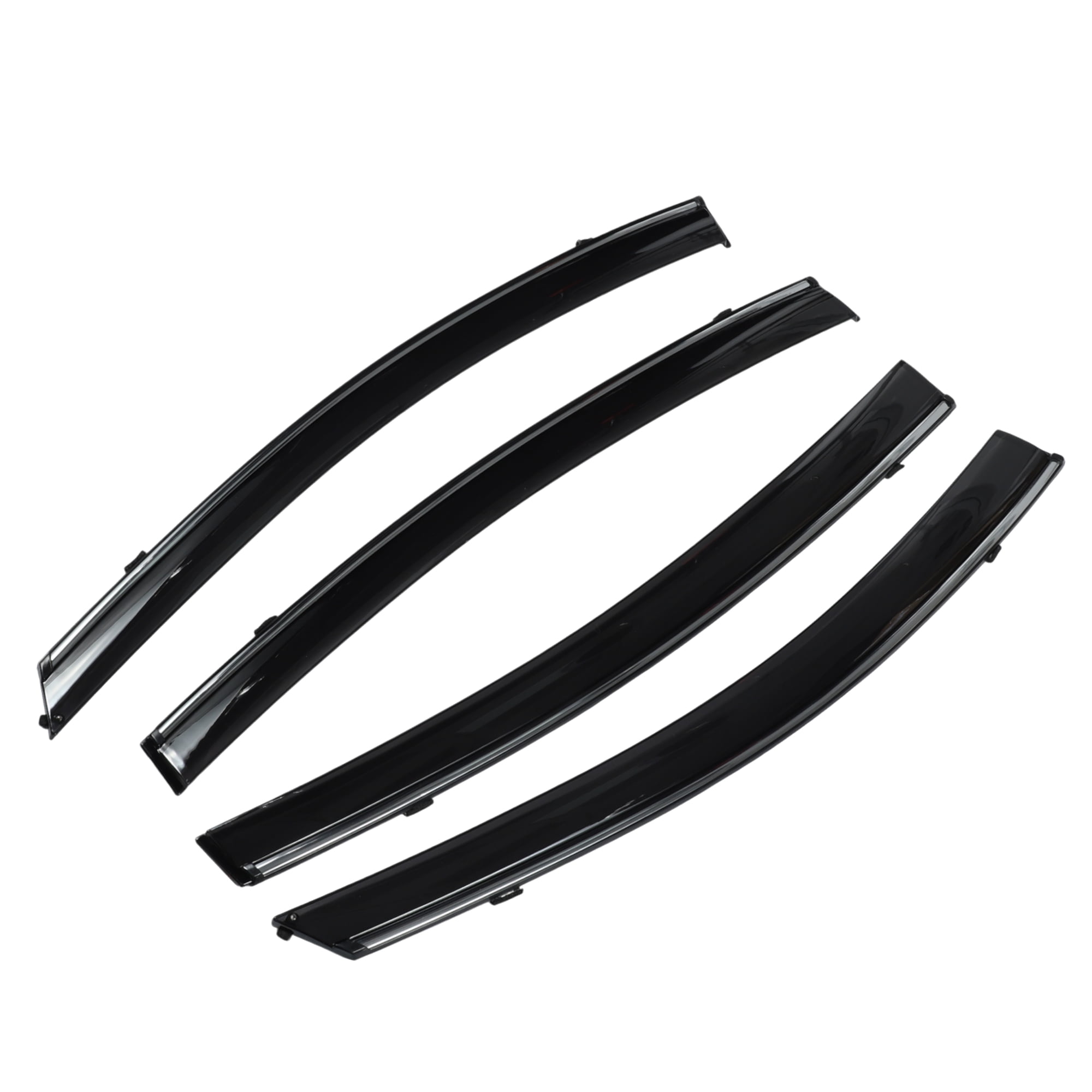 4x Windabweiser Regenabweiser für Hyundai Elantra 2010-2016 Acryl Dunkel