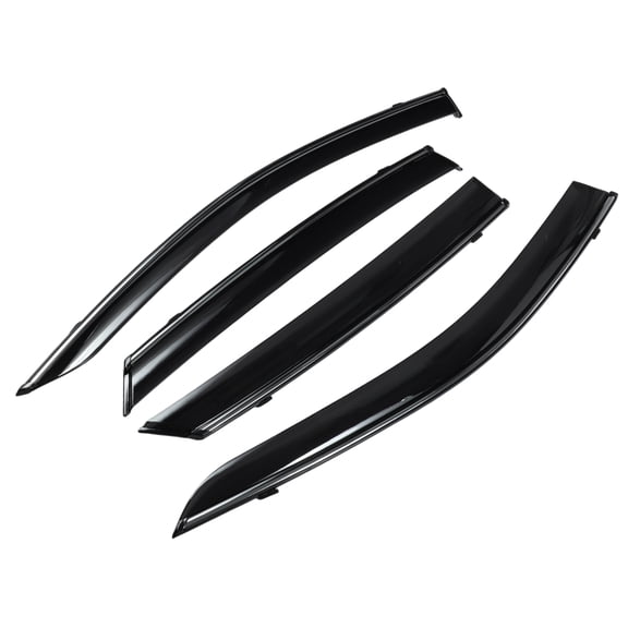 Unique Bargains Window Deflectors Side Window Vent Visors for Hyundai Sonata 2020 Black Rain Guards Sun Visors Wind Vent Visors Window Vent Shades