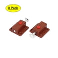 thumbnail image 1 of Unique Bargains Window Furniture Push Button Spring Load Automatic Door Bolt Latches Lock 8Pcs, 1 of 4