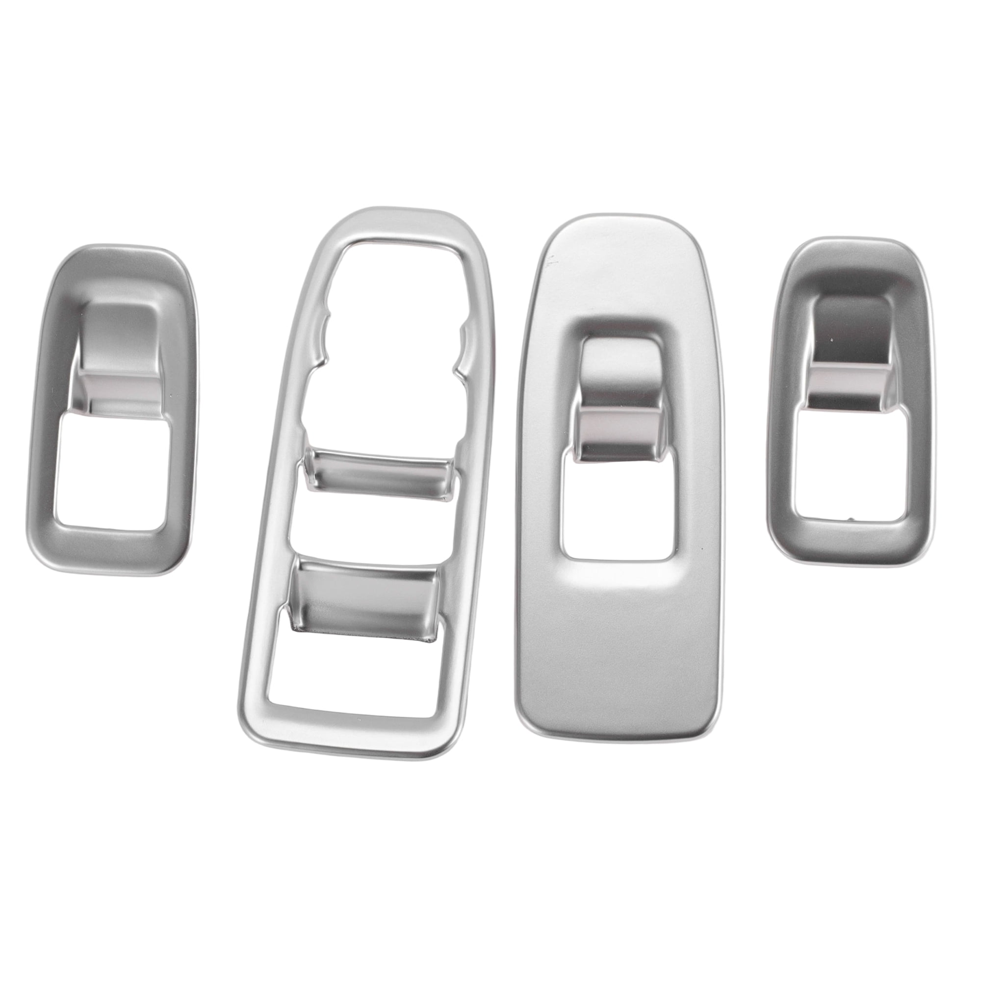 Unique Bargains Window Lift Switch Panel Trim Cover for Cadillac XT5 2016-2023 Front Rear Car Door Window Control Button Interior Accessories Silver Tone