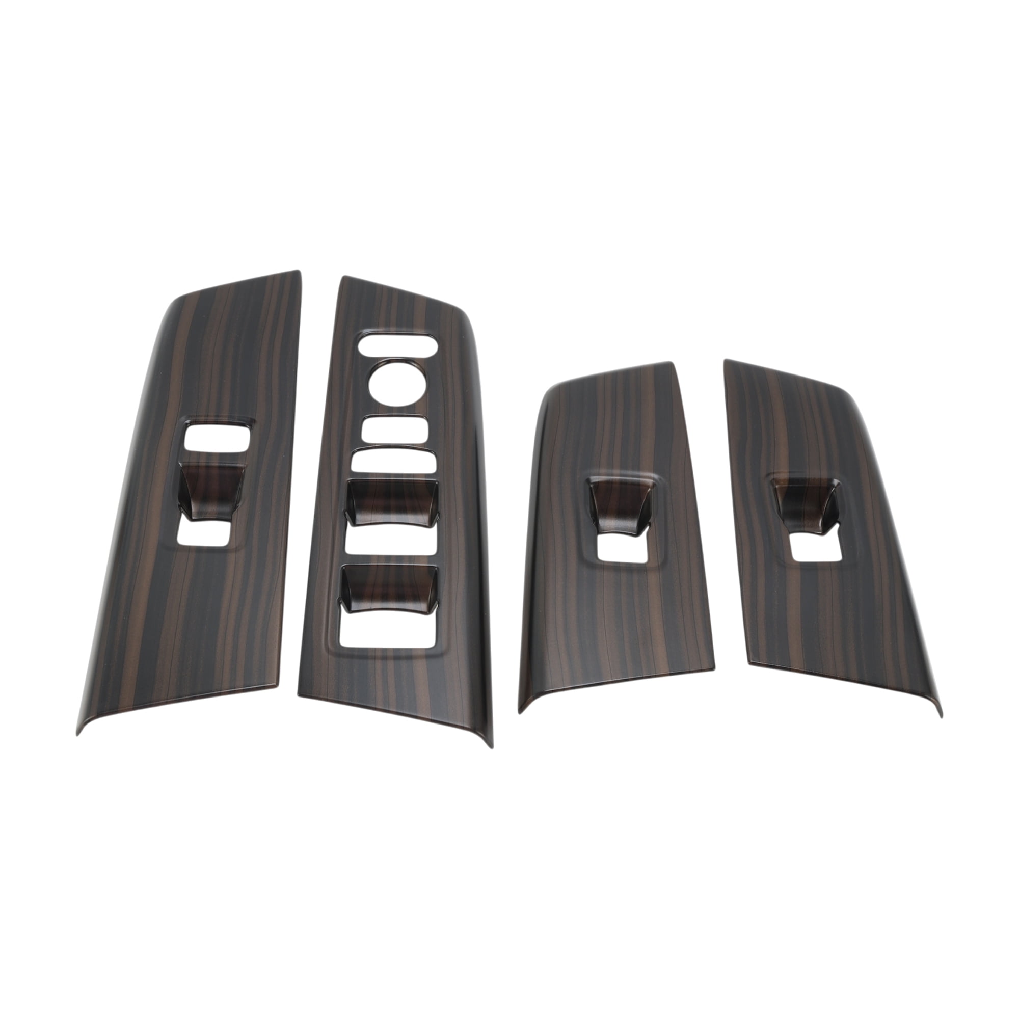 Unique Bargains Window Lift Switch Panel Trim Cover for Honda CRV 2023-2025 Front Rear Car Door Window Control Button Interior Accessories Wood Grain Color