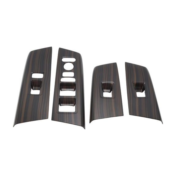 Unique Bargains Window Lift Switch Panel Trim Cover for Honda CRV 2023-2025 Front Rear Car Door Window Control Button Interior Accessories Wood Grain Color