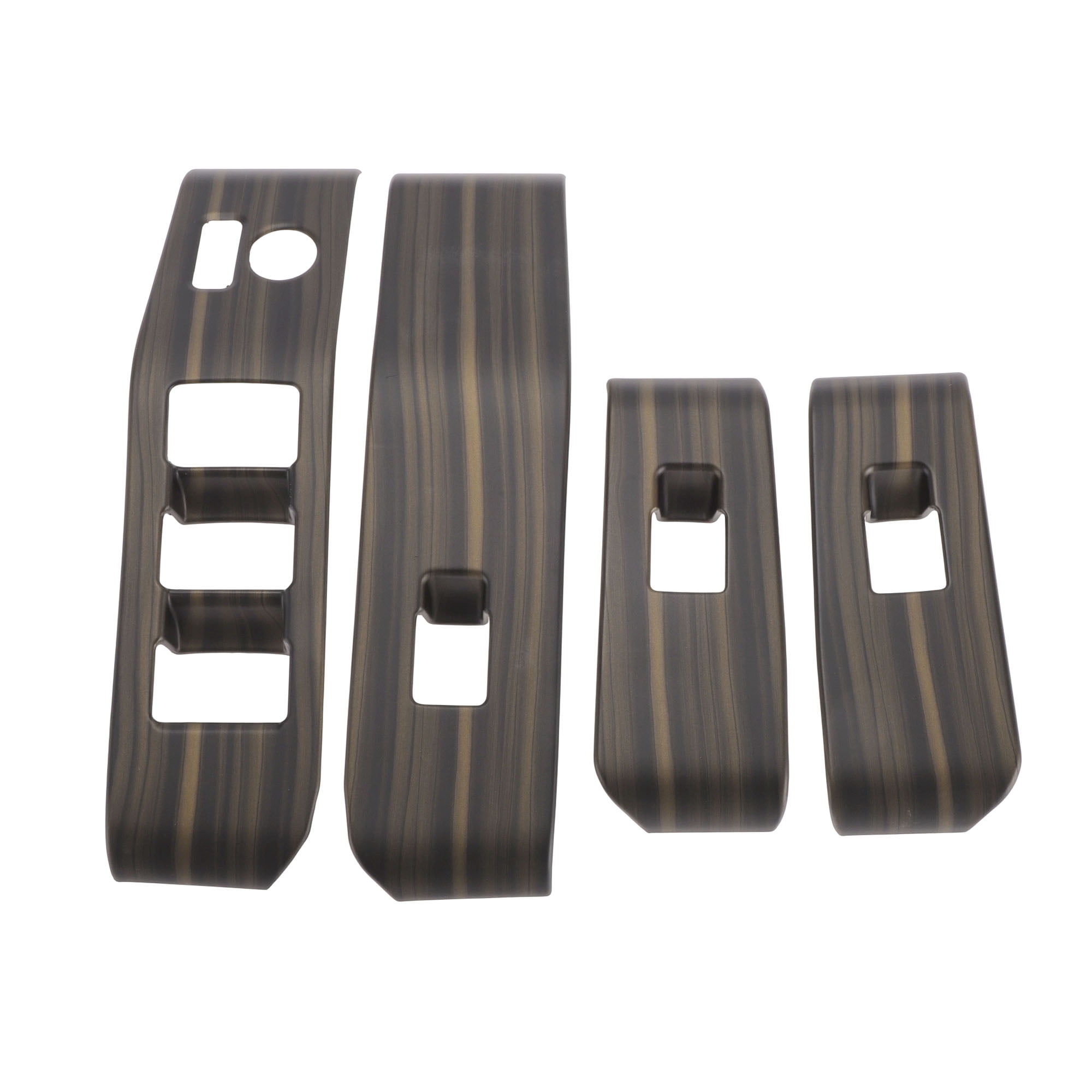 Unique Bargains Window Lift Switch Panel Trim Cover for Toyota Highlander 2020-2025 Front Rear Car Door Window Control Button Interior Accessories Peach Wood Grain