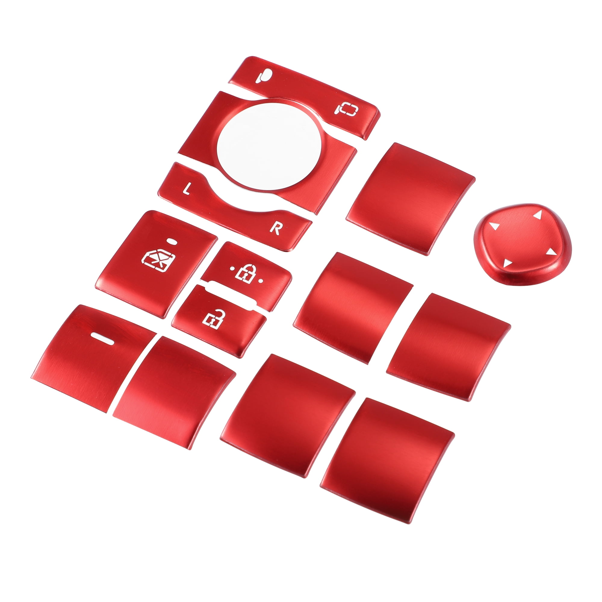 Unique Bargains Window Switch Button Cover for Toyota RAV4 2019-2022 Red