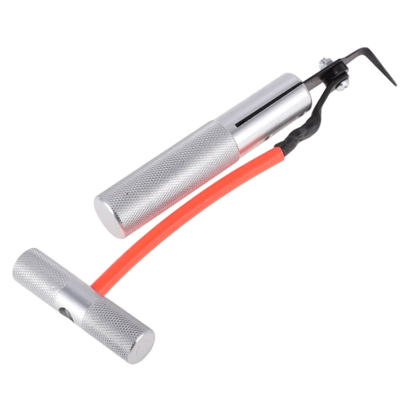 Unique Bargains Windshield Removal Tool Metal Rubber Auto Glass Removal Tools Silver Tone Red 1 Pc 21cm Long Glass Removal And Assembly Broach 1 Pc