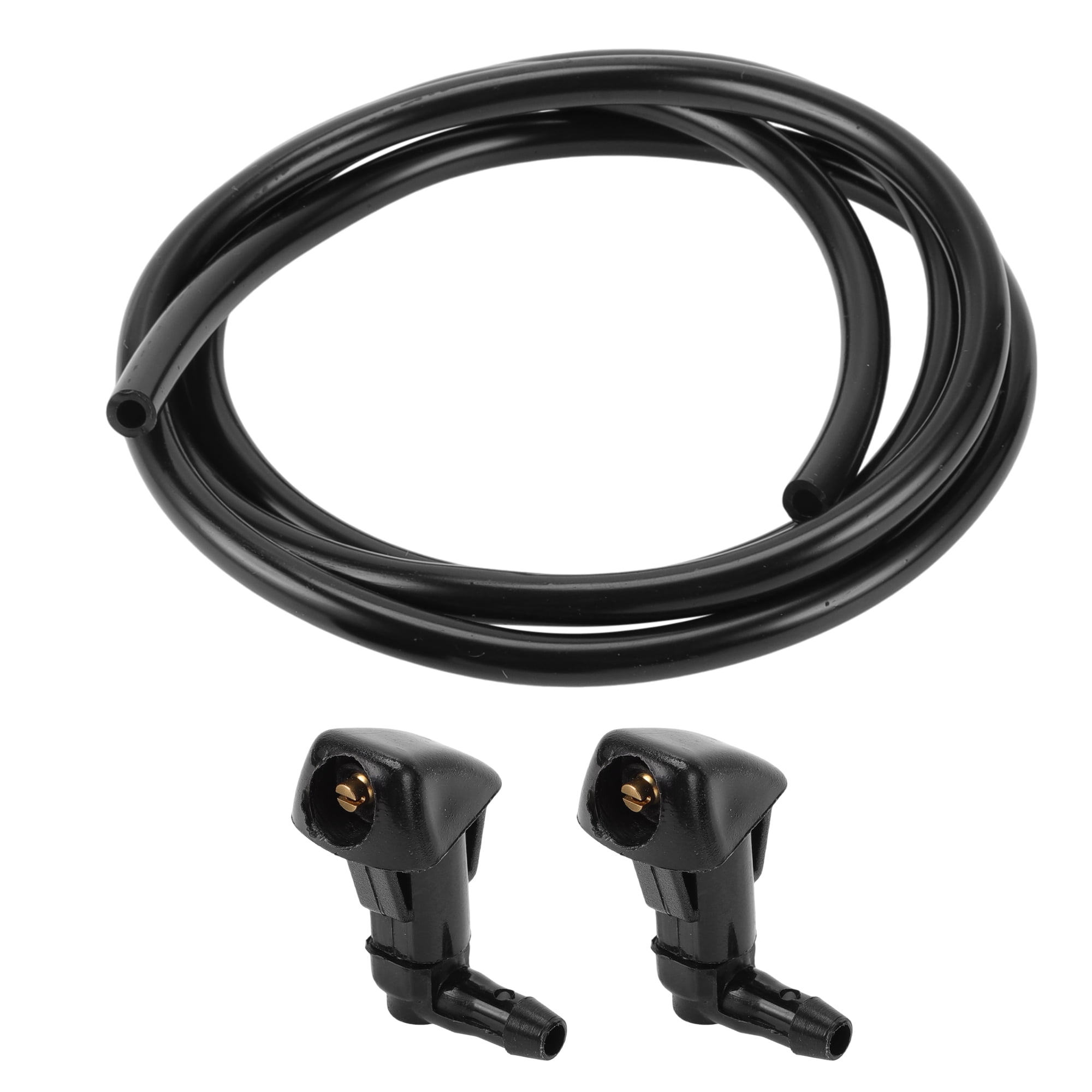 HOPESPANNER Windshield Washer Nozzle For Volvo - Black Plastic, Front Spray Jet With Y Connector - View #11