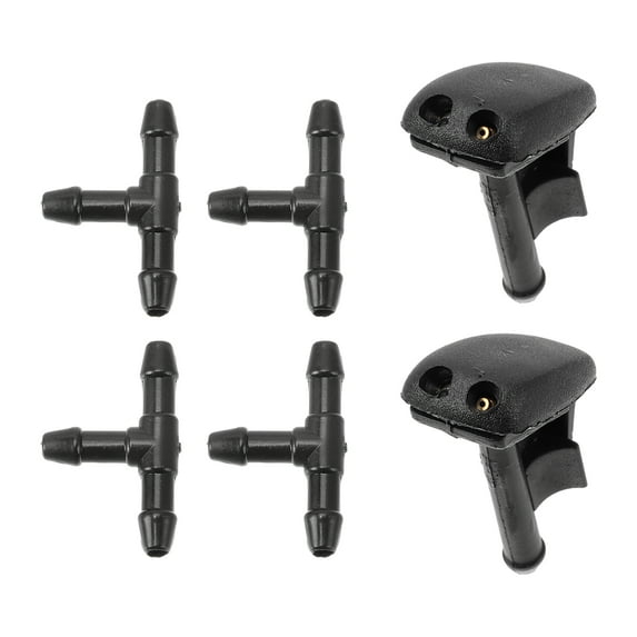 Unique Bargains Windshield Washer Nozzle Kit for BMW 3 Series (E36) 1990-2000 Windshield Spray Nozzles Wiper Spray Washer Jet No.61601384859 4 Pcs T Hose Connector