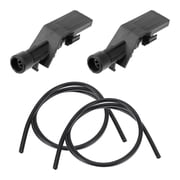 Unique Bargains Windshield Washer Nozzle Kit for Honda Civic 2017-2021 Windshield Spray Nozzles Wiper Spray Washer Jet No.76810TP6A01 2 Pcs 1 Meter Fluid Hose