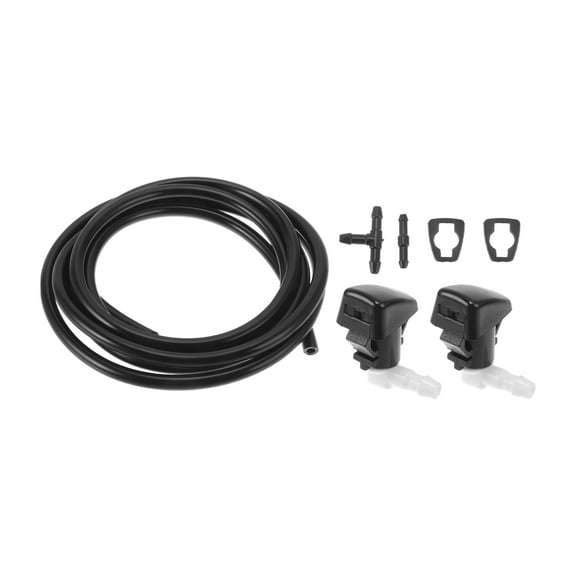 Unique Bargains Windshield Washer Nozzle Kit for Ford Fusion 08-12 No.8E5Z17603A with Gaskets T Hose Connector,Straight Hose Connector Fluid Hose