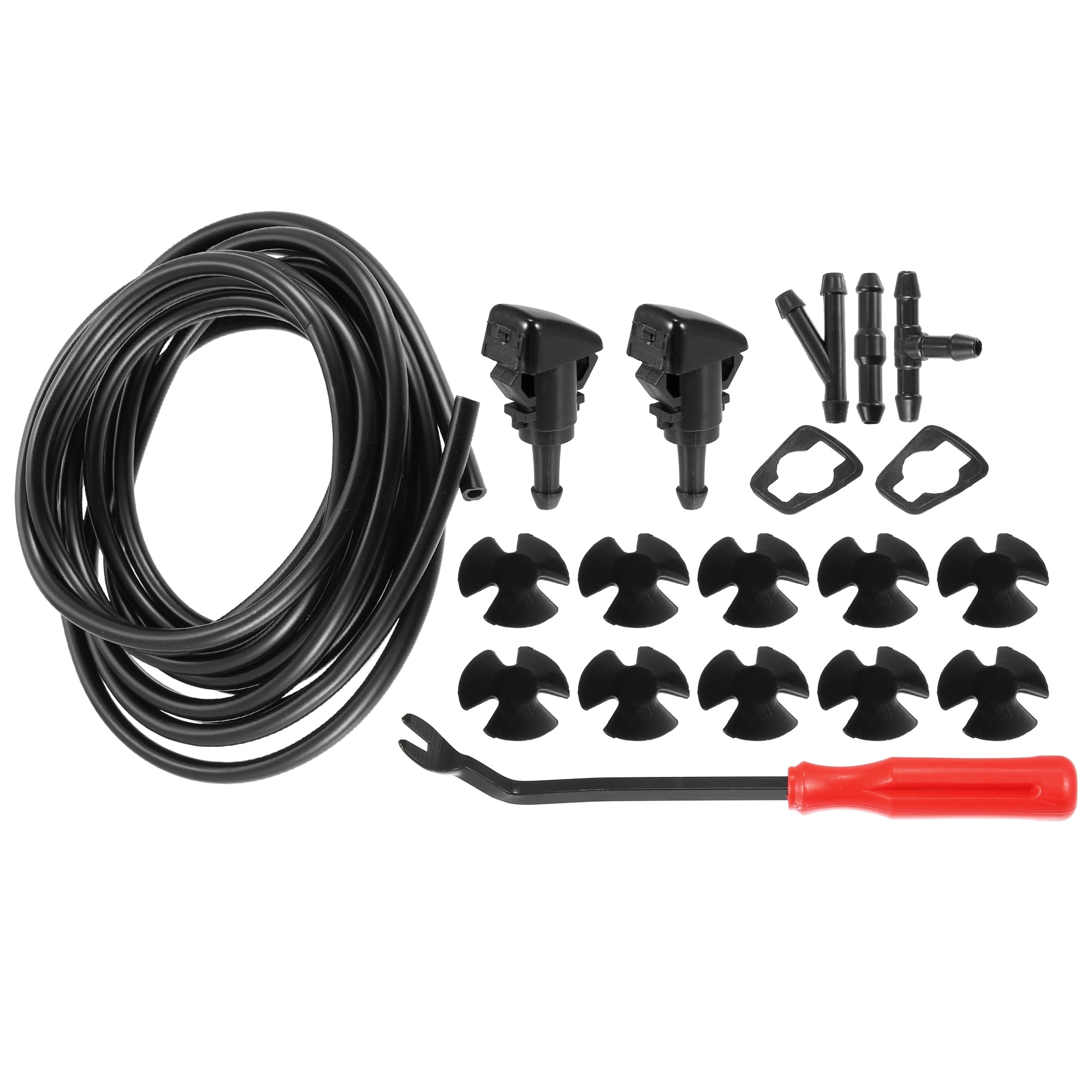 Unique Bargains Windshield Washer Nozzle Kit ["with 5M Hose"]