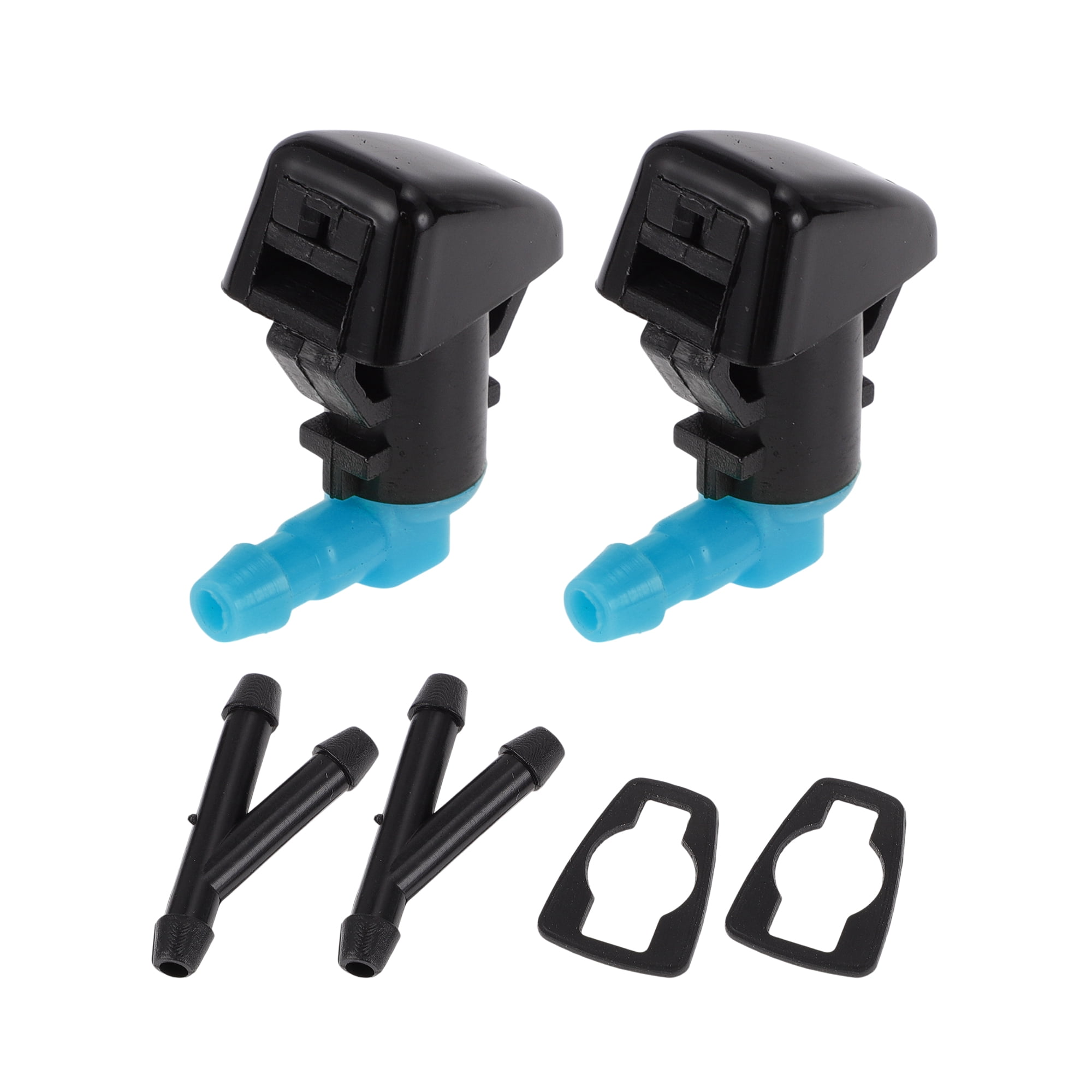 Unique Bargains Washer Nozzle for Ford Edge 2011-2015 Black,Blue Plastic 1 Set