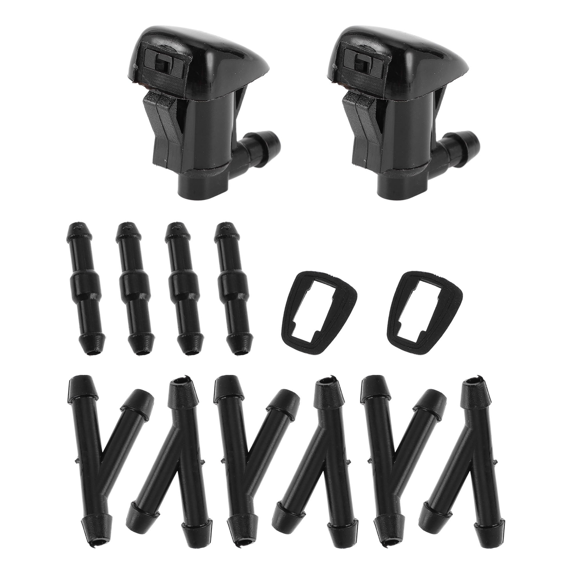 Unique Bargains Windshield Washer Nozzle for GMC Acadia 2011-2012 Black Plastic 1 Set