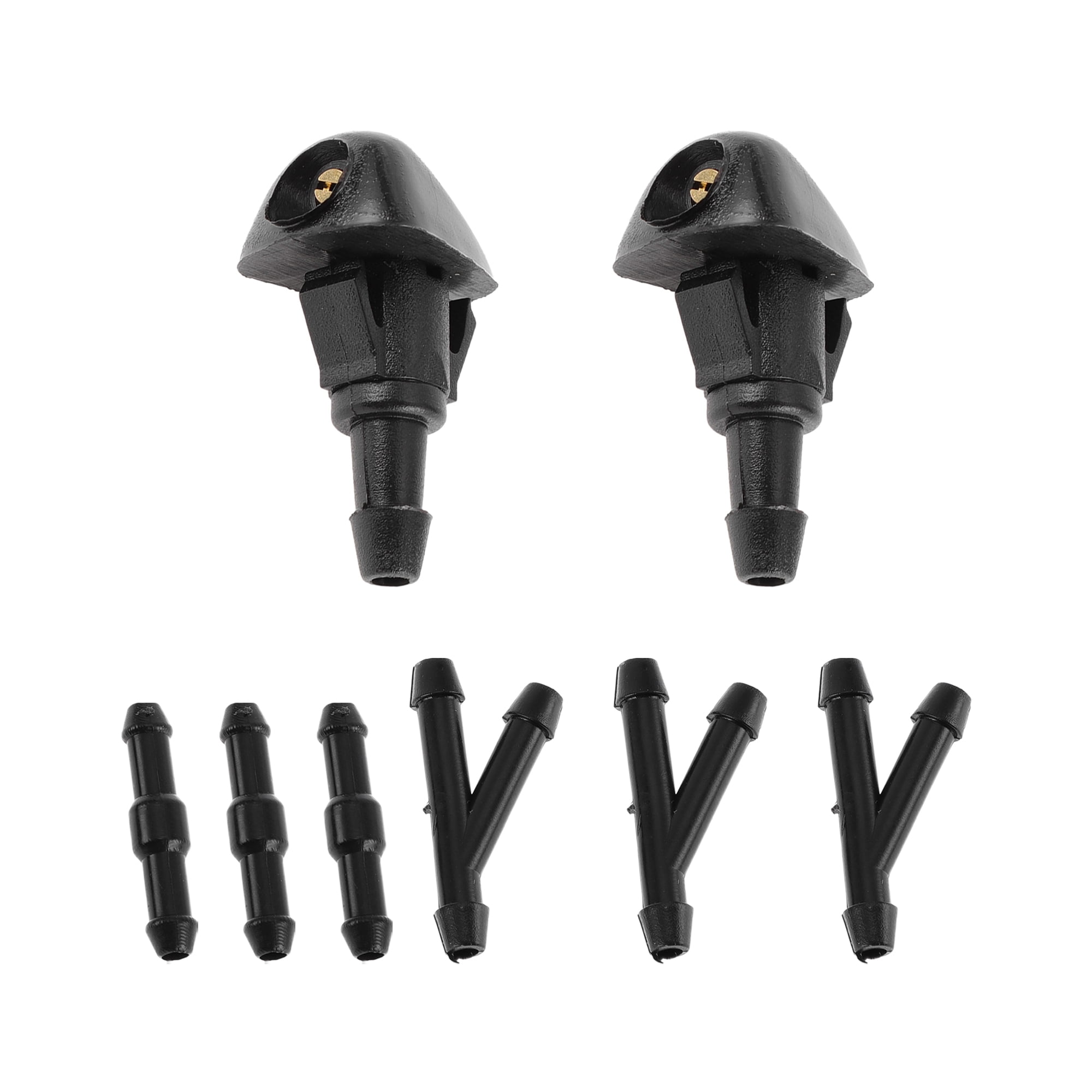 Unique Bargains Windshield Washer Nozzle for Honda CR-V 2002-2004 Black