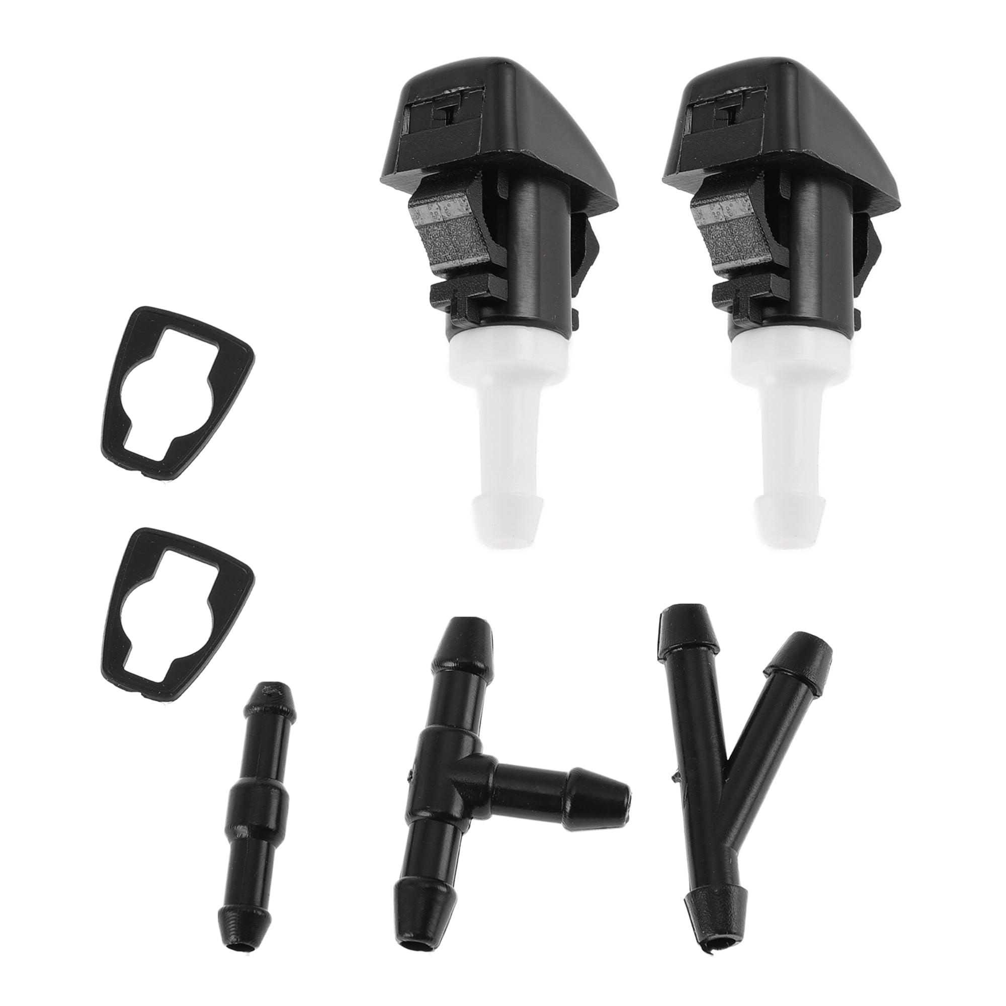 Unique Bargains Windshield Washer Nozzle for Hyundai Santa Fe 2013-2018 Plastic 1 Set