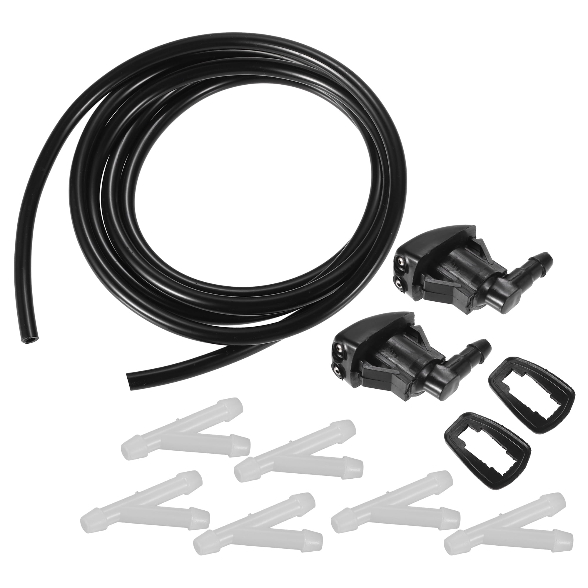 Unique Bargains Windshield Washer Nozzle for Pontiac G6 Durable No.55079049AA Black Front