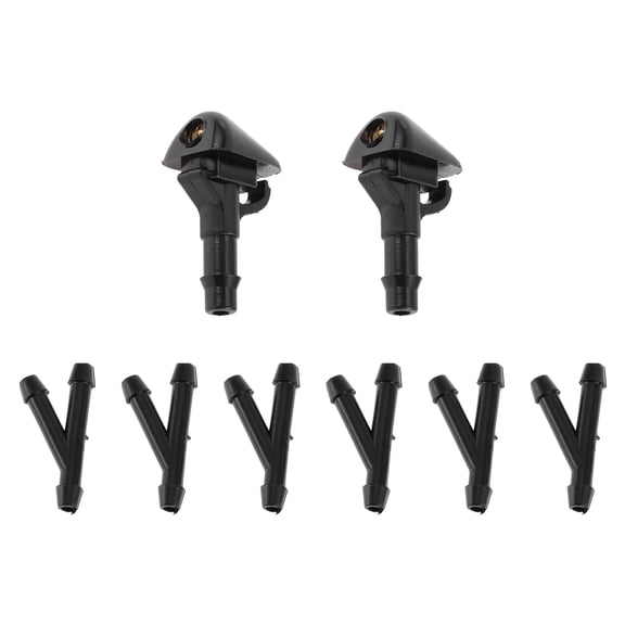 Unique Bargains Windshield Washer Nozzle w/ Hose Connector for Nissan No./ 1 Set
