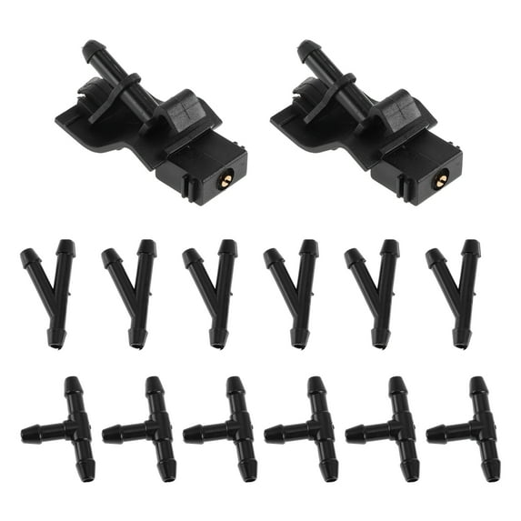 Unique Bargains Windshield Washer Nozzle w/ Hose Connector for Toyota No.8538112300