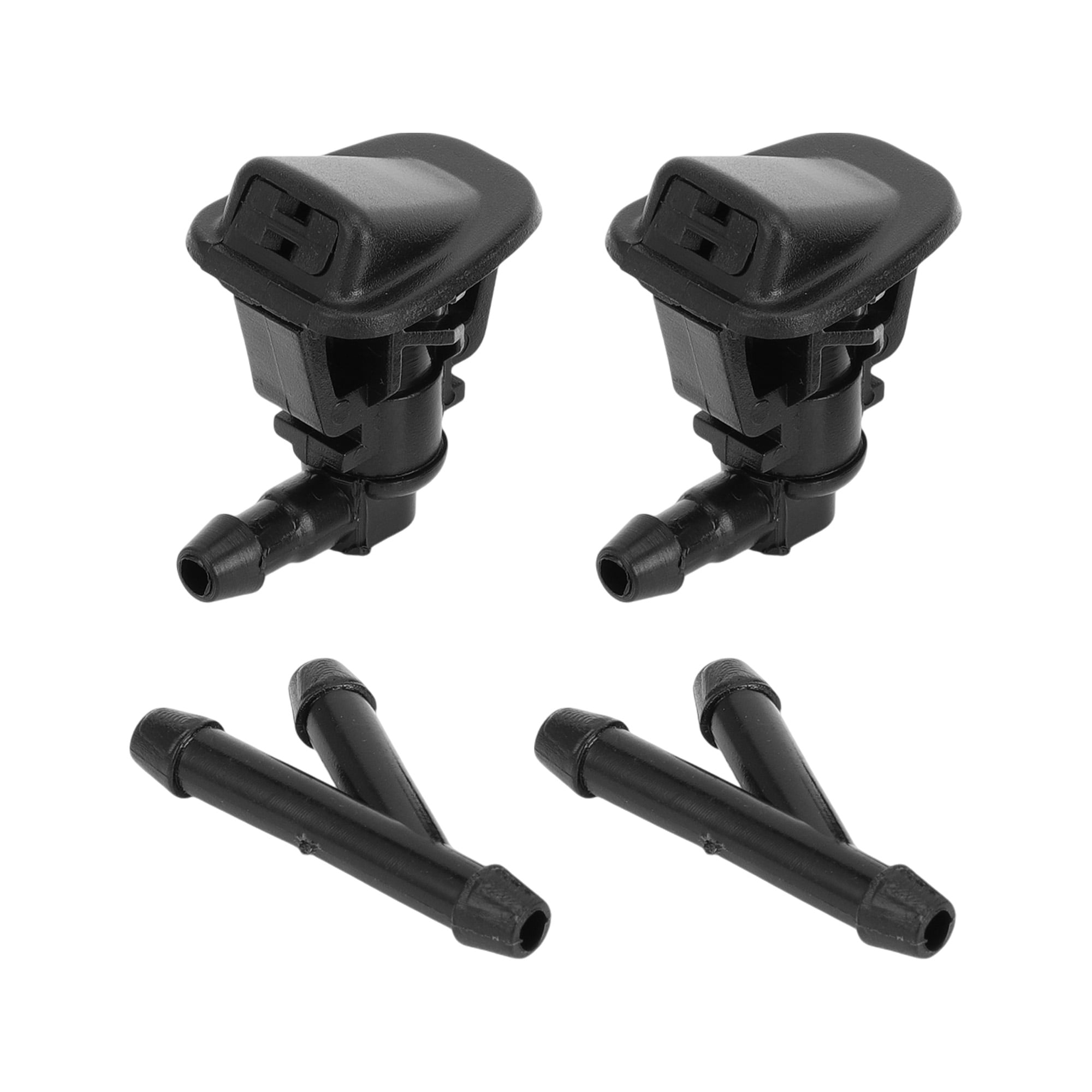 Baceyong 2x Frontscheibenwischer-Düsen Für Jeep Wrangler JK - Einfacher Einbau, Perfekter Ersatz
