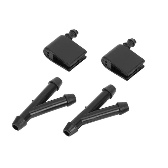 Unique Bargains Windshield Washer Nozzle with Hose Connector for Mercedes-Benz Sprinter 4500 Set
