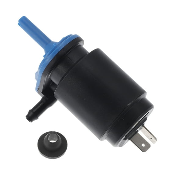 Unique Bargains Windshield Washer Pump with Grommet for OPEL CORSA B (1993-2002) Front Washer Fluid Pump Windshield Wiper Pump No.1450175/1450162 Black Blue 1 Pcs
