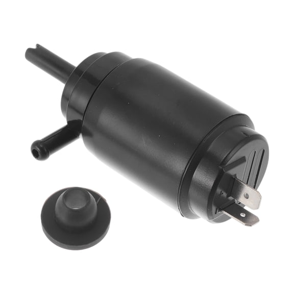 Unique Bargains Windshield Washer Pump with Grommet for VW GOLF MK 1 CABRIOLET (155) 1979-1993 Front Washer Fluid Pump Windshield Wiper Pump No.171955651 Black 1 Pcs