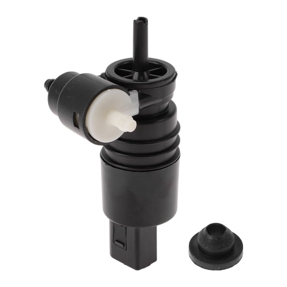 Unique Bargains Windshield Washer Pump with Grommet for Volkswagen Sharan (7M) 2004-2004 Front Washer Fluid Pump Windshield Wiper pump No.67128377987 Black White 1 Pc