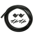 thumbnail image 1 of Unique Bargains Windshield Wiper Washer Nozzle Spray Jet Fit for Volkswagen Crafter Plastic Rubber Black 1 Set, 1 of 6
