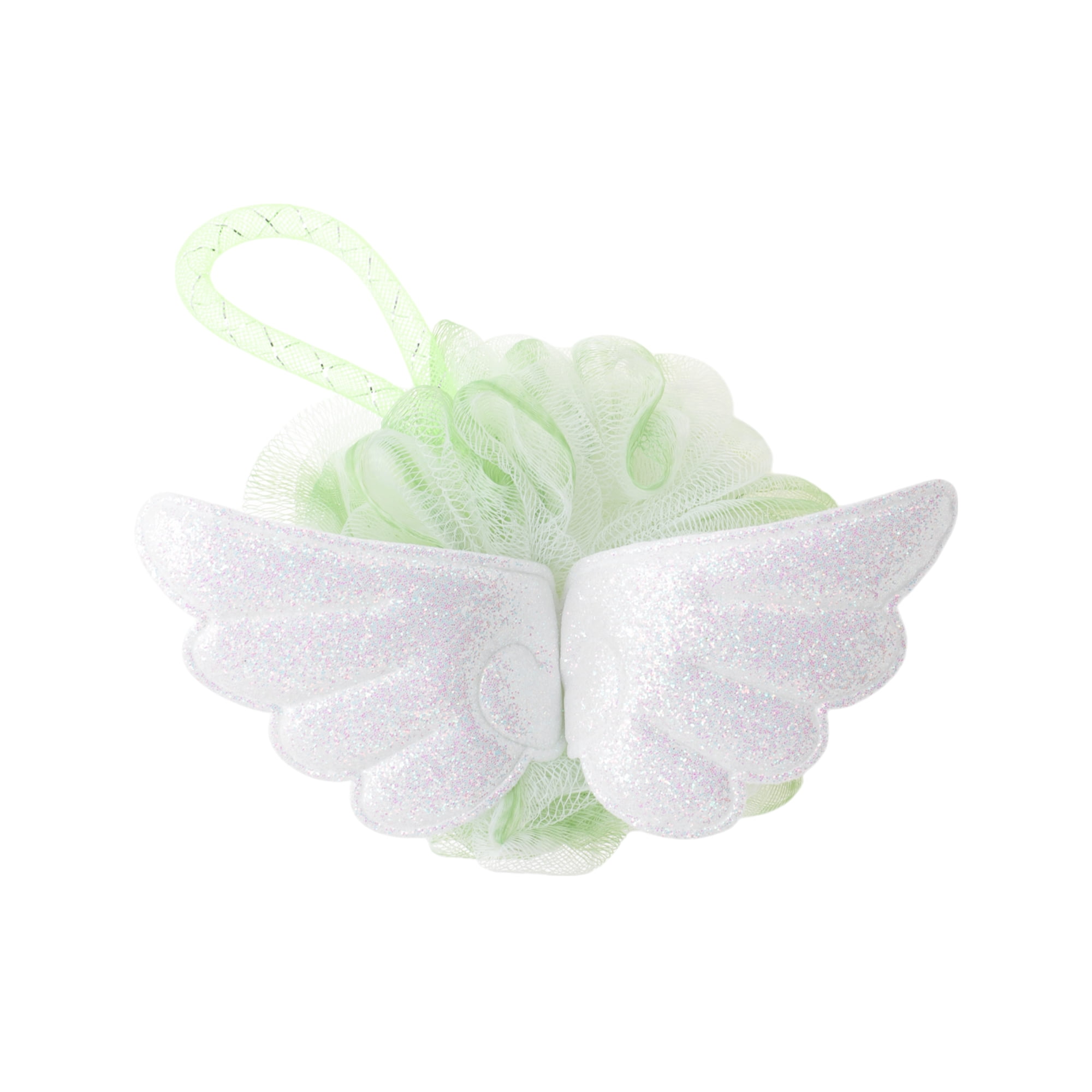 Unique Bargains Wings Bath Shower Loofah Sponge 1 Pc Green
