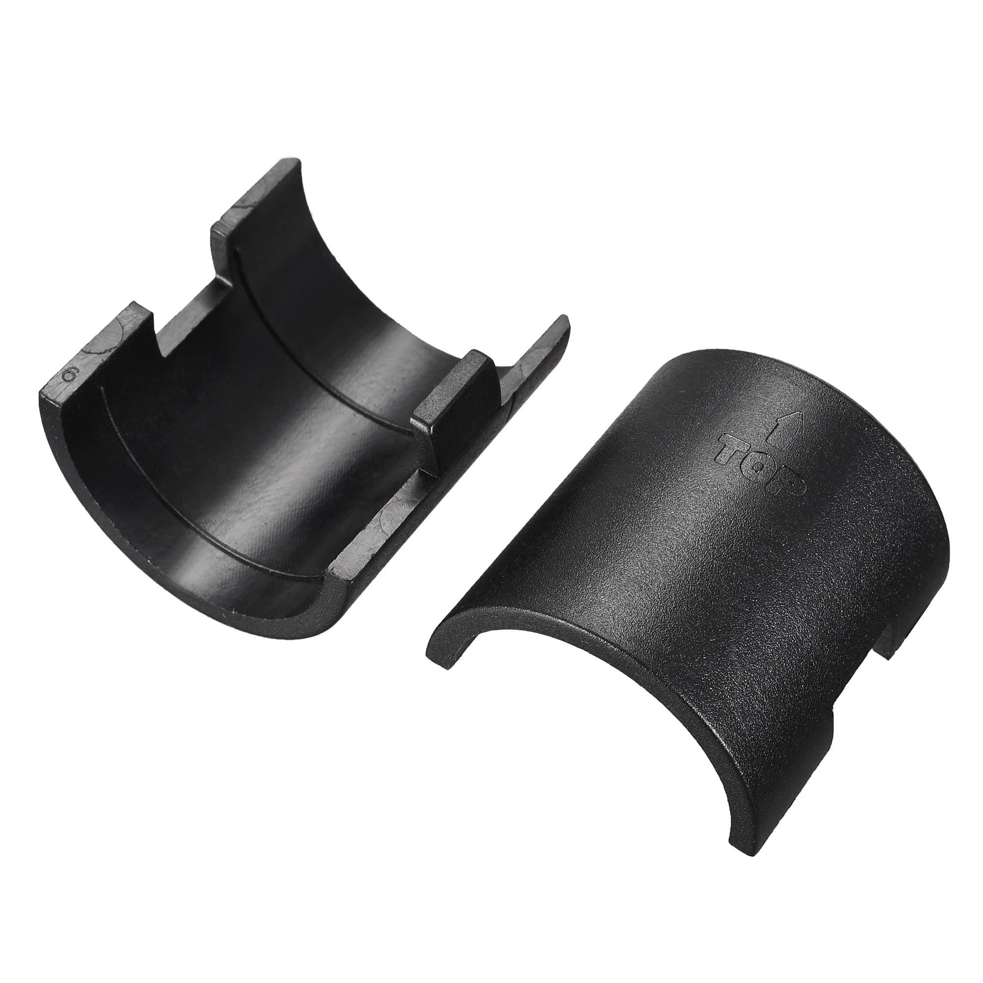 Unique Bargains Wire Shelf Clips Wire Shelving Lock Clips Plastic Black 38mm