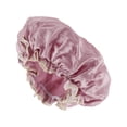 thumbnail image 1 of Unique Bargains Women Double Layer Shower Cap 1 Pc Pink, 1 of 3