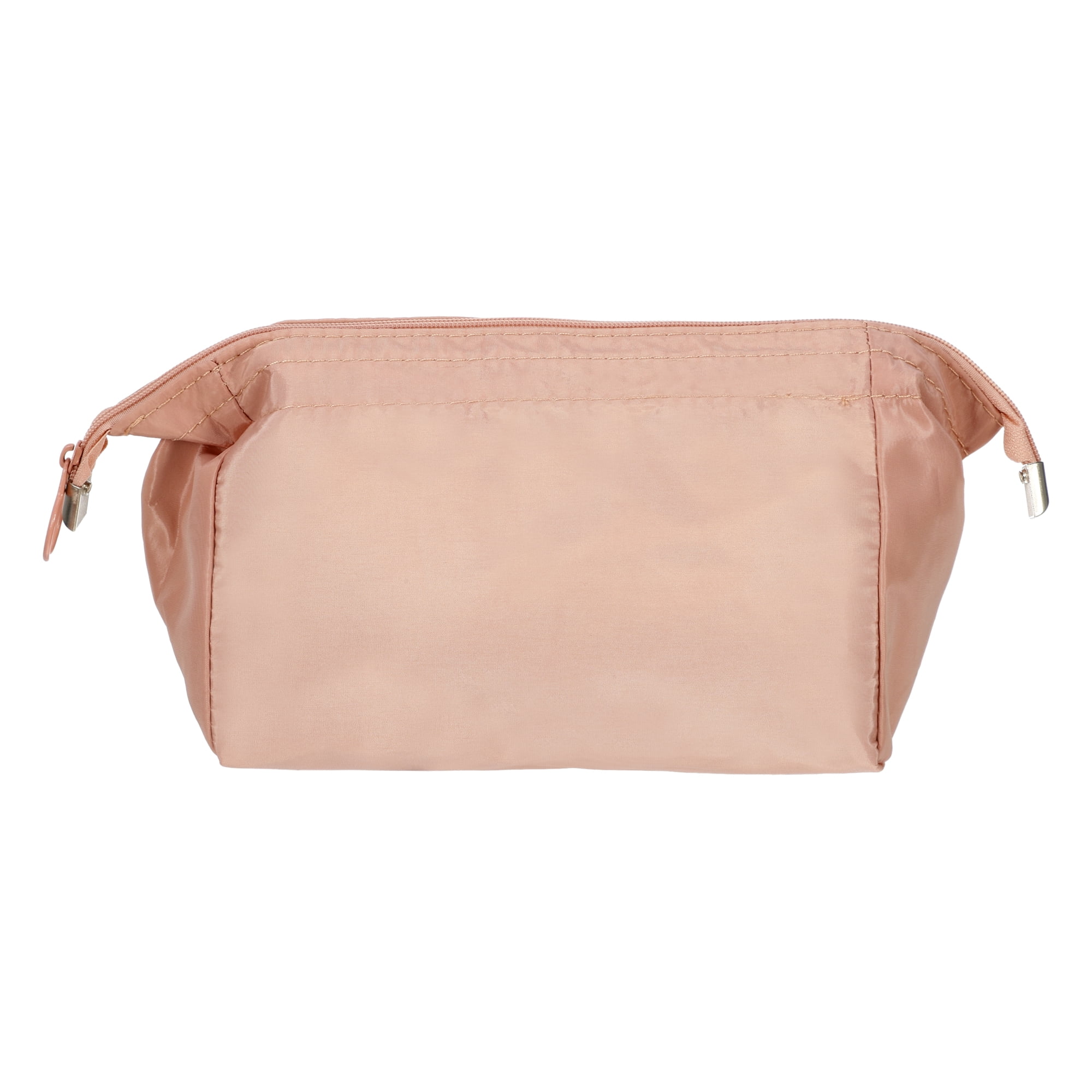 Unique Bargains Women Durable Makeup Bag for Business Travel Vacation Wedding Gym Pink