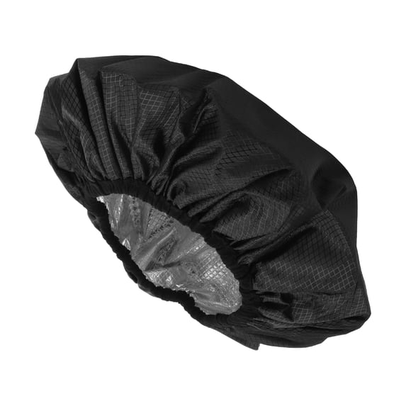 Unique Bargains Women Durable Portable Shower Cap 1 Pc Black