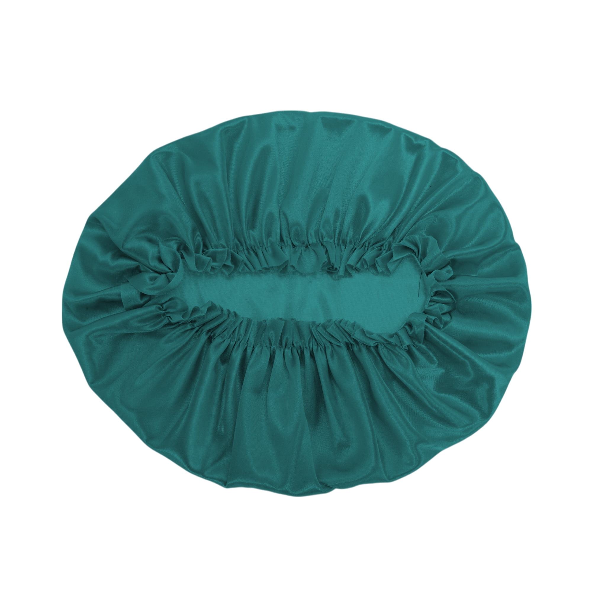 Unique Bargains Women Durable  Shower Cap for Hotel Travel 2pcs Peacock Blue