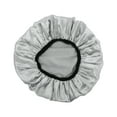 thumbnail image 1 of Unique Bargains Women Durable Solid Color Shower Cap for Bathroom Vacation Hotel Travel Gray Satin EVA, 1 of 2