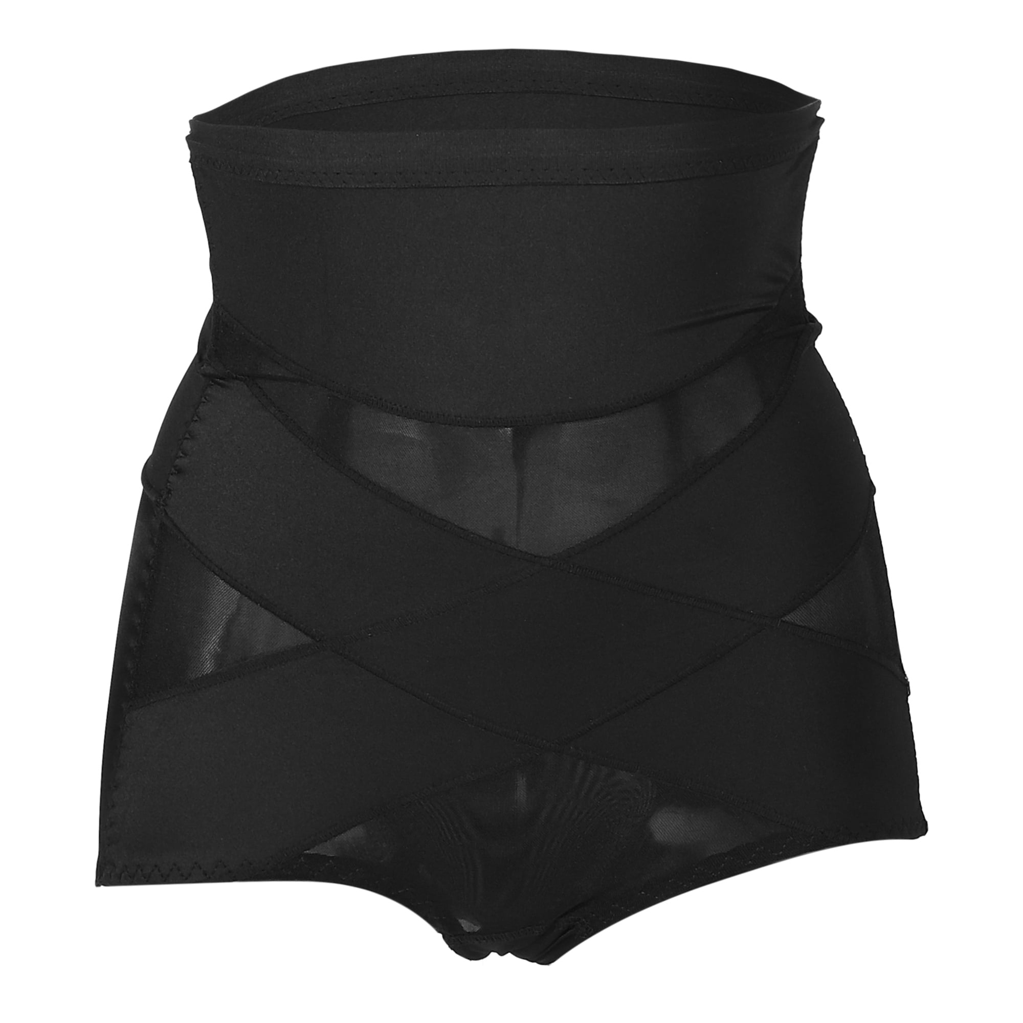 Unique Bargains Women High Waist Slimming Body Shaping Tummy Control Shapewear 2XL Black