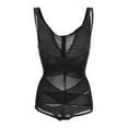 thumbnail image 1 of Unique Bargains Women Shapewear Tummy Control Full Bust Body Shaper Butt Lifter Thigh Slimmer Mesh Belt Black L, 1 of 7