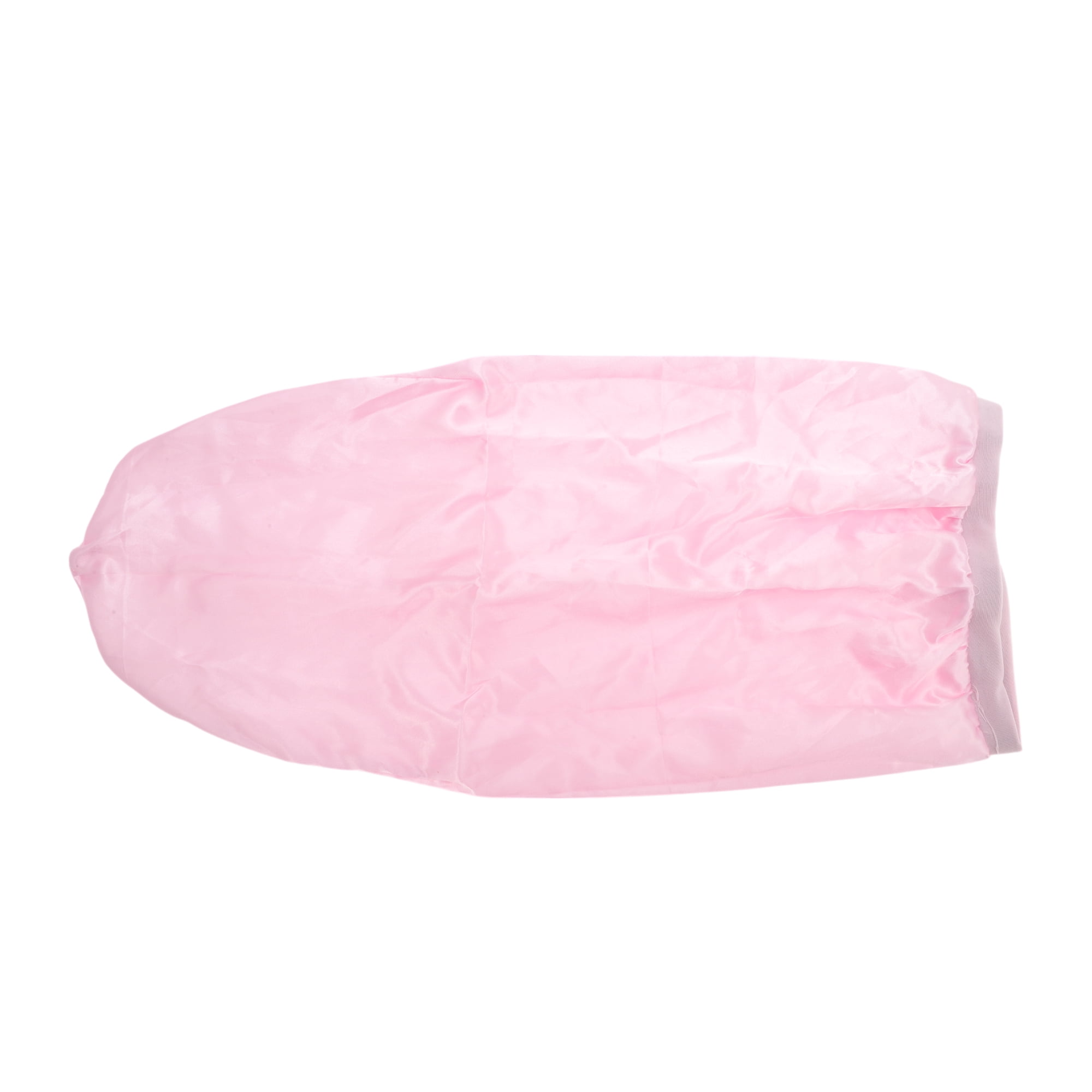 Unique Bargains Women Simulated Silk Print Shower Cap for Bathroom 1 Pc Pink