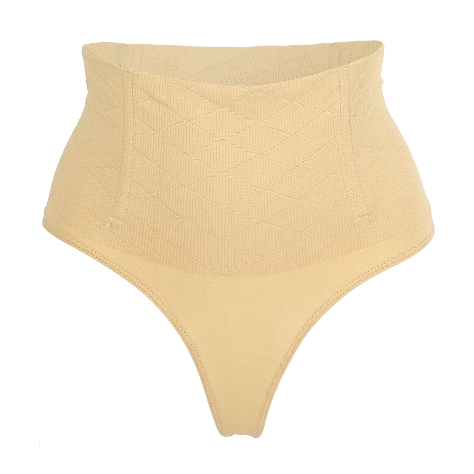Unique Bargains Women Slimming Body Shaping Tummy Control Shapewear M Beige
