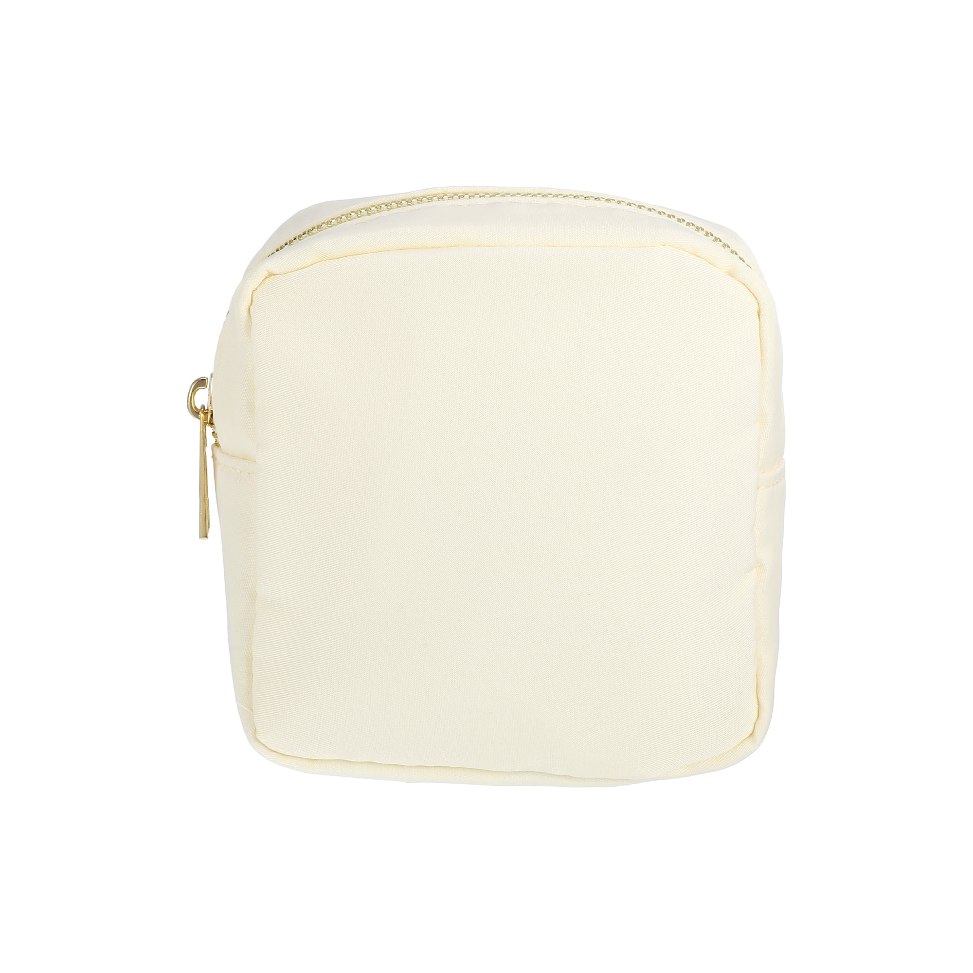 Unique Bargains Women Waterproof Makeup Bag for Business Travel Vacation Camping Beige