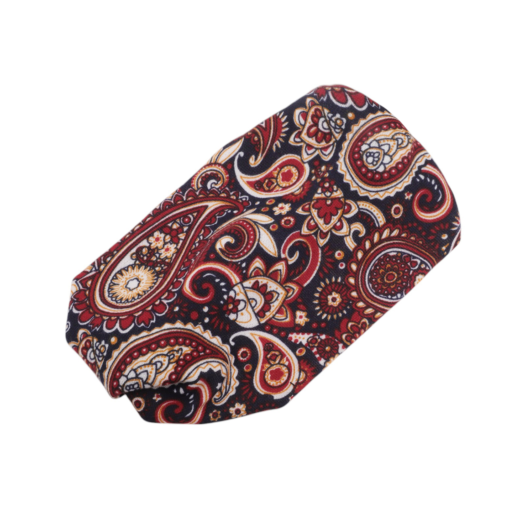 Unique Bargains 1pc Fashion Pattern Wide Headwrap10.24"x4.72" Wine Red